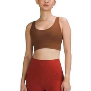 Lululemon Align Ribbed Bra *Light Support, A/B Cup in Roasted Brown Size 6